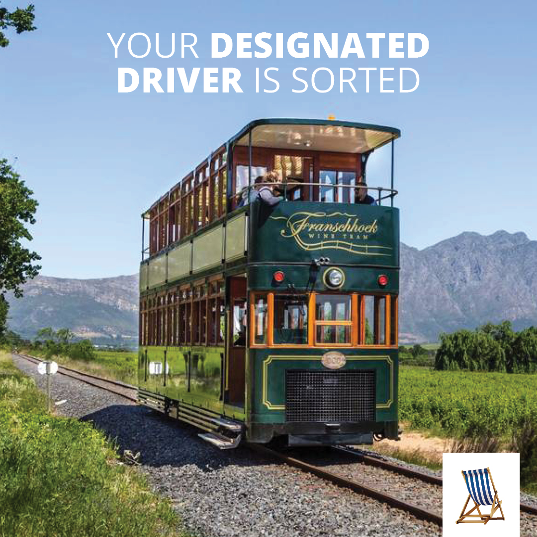 🍇 All aboard the wine tram! Hop on and hop off as the tram weaves through rolling vineyards on the way to some of the best wines in the Cape. 

#LeFranschhoek #WineTram