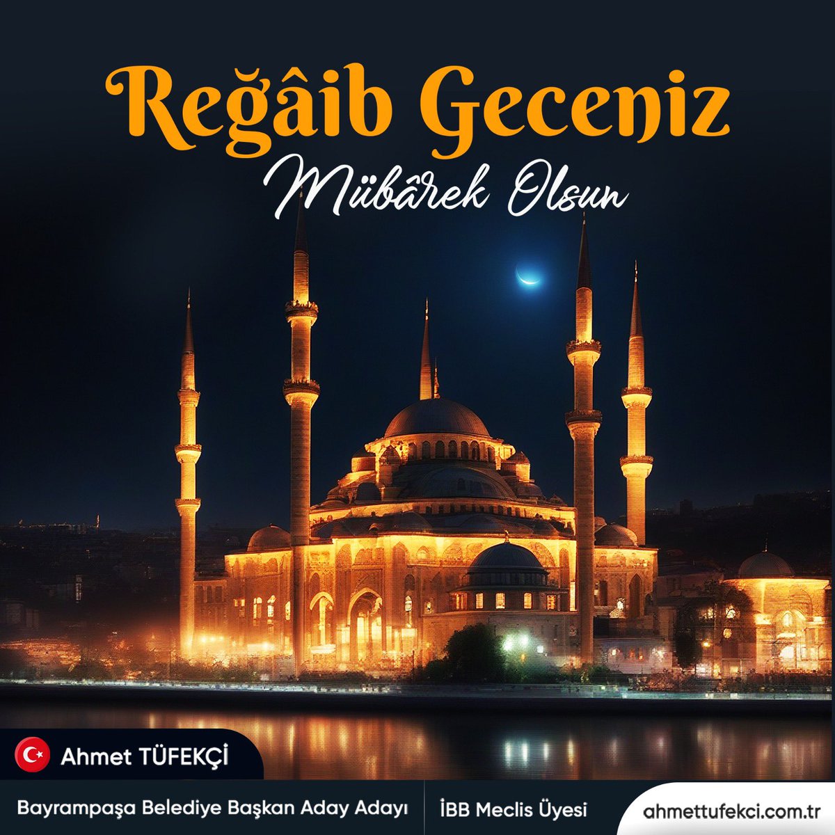 Rahmet ve mağfiretin, muhabbet ve bereketin vesilesi olan üç ayların başlangıcı ve Ramazan ayının habercisi Regaib gecemiz mübarek olsun.