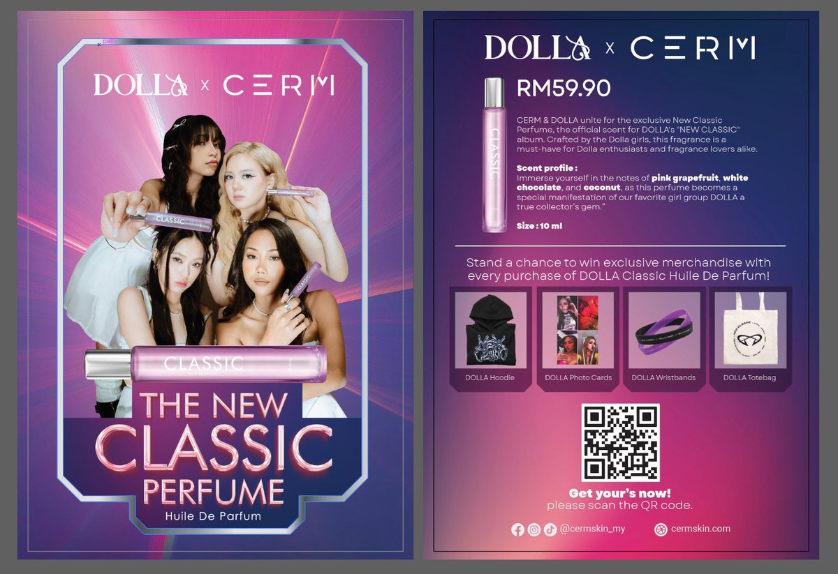 RegredditMP3's tweet photo. New promotion! valid until Sunday only
DollaXCerm Perfume
Price:
RM59.90 ❌
RM39.90 ✅
Get yours now and stand a chance to win Dolla exclusive merchandise 😍
🔥Buy 1, Get 1 DollaXCerm photocard🔥
#Dolla #Tabby #Angel #Syasya #Sabronzo #PasarDolla https://t.co/Xn409mXiuE