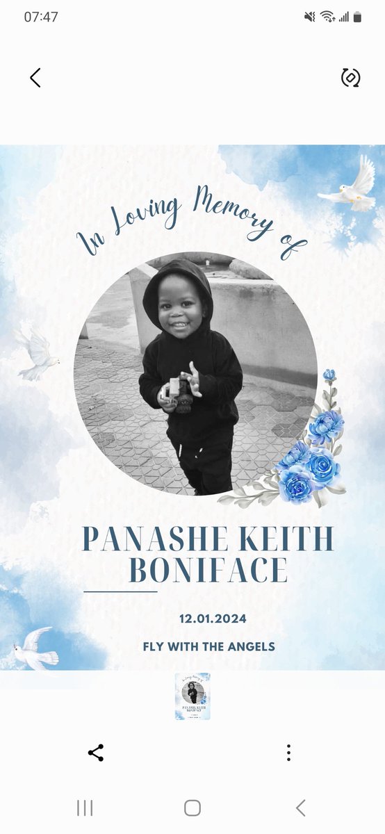 angie_branded's tweet photo. In loving memory of a precious child who brought joy to our hearts. Forever cherished, always missed, and eternally loved. May your spirit find peace and comfort in the embrace of sweet memories.  Fly son 🙏🩵🕊 https://t.co/AhMu3bEaJU
