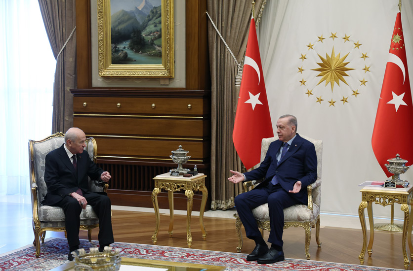 MHP_Bilgi's tweet photo. Genel Başkanımız Sayın Devlet BAHÇELİ, Cumhurbaşkanımız Sayın Recep Tayyip ERDOĞAN ile Cumhurbaşkanlığı Külliyesinde bir araya geldi. https://t.co/OhxYo1pqYn