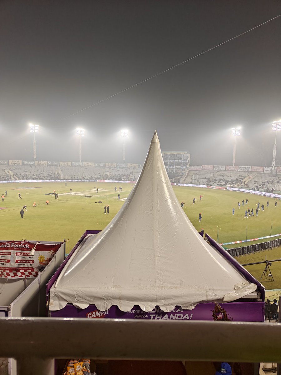 ankursodhi's tweet photo. @pcacricket allow us to enjoy match with clear view..

This is the view from premium seats https://t.co/HNvyeFcjUL