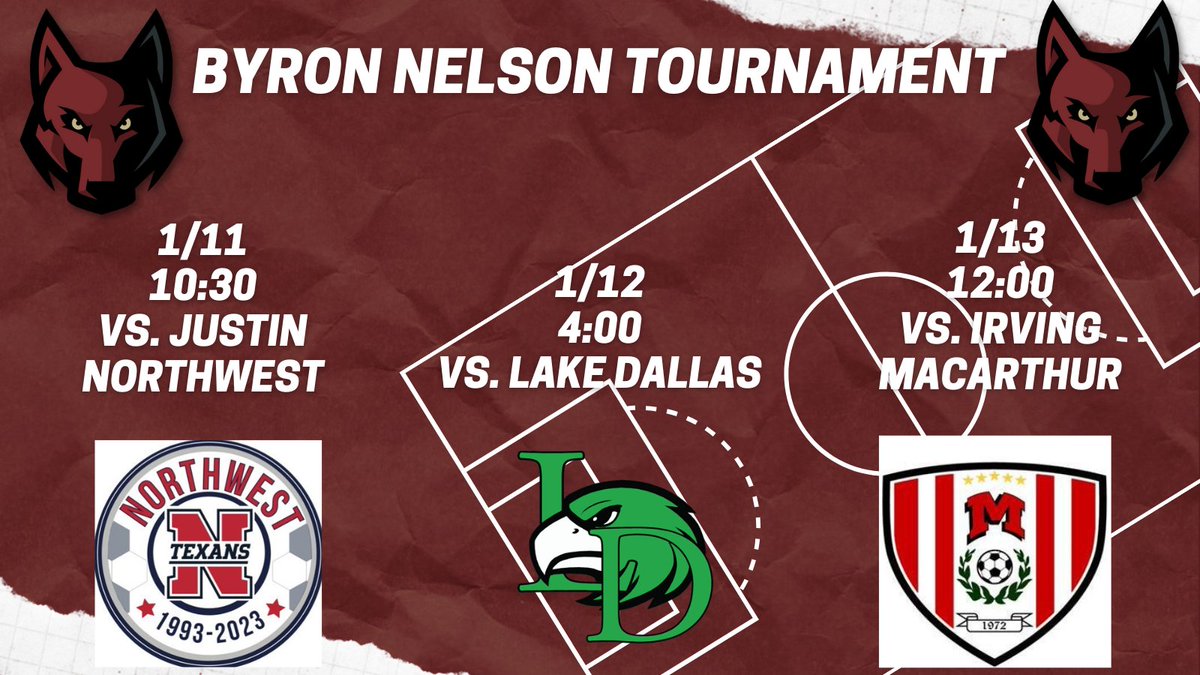 Come out to the Byron Nelson Tournament to support Coyote Soccer!!

<a href="/tascosoccer/">TASCO</a> @LethalSoccer <a href="/Friscoisdsports/">Official Frisco ISD Sports</a> <a href="/Coyotes_Ath/">Frisco Heritage Athletics</a>