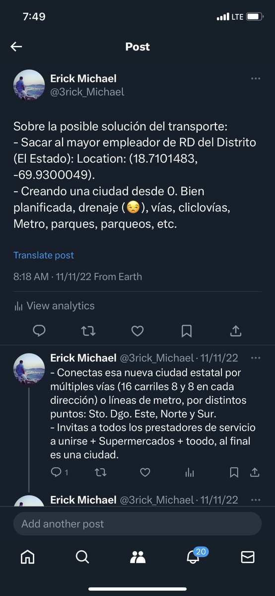 3rick_Michael's tweet photo. @erickdorrejo A mi juicio… es un plan a largo plazo y que conlleva una inversión enorme, pero al menos evitaría el colapso. https://t.co/tINnhgkPGN