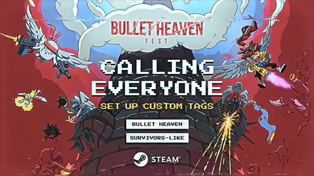 Steam Bullet Heaven Fest Reviews: Time Survivors is an upcoming