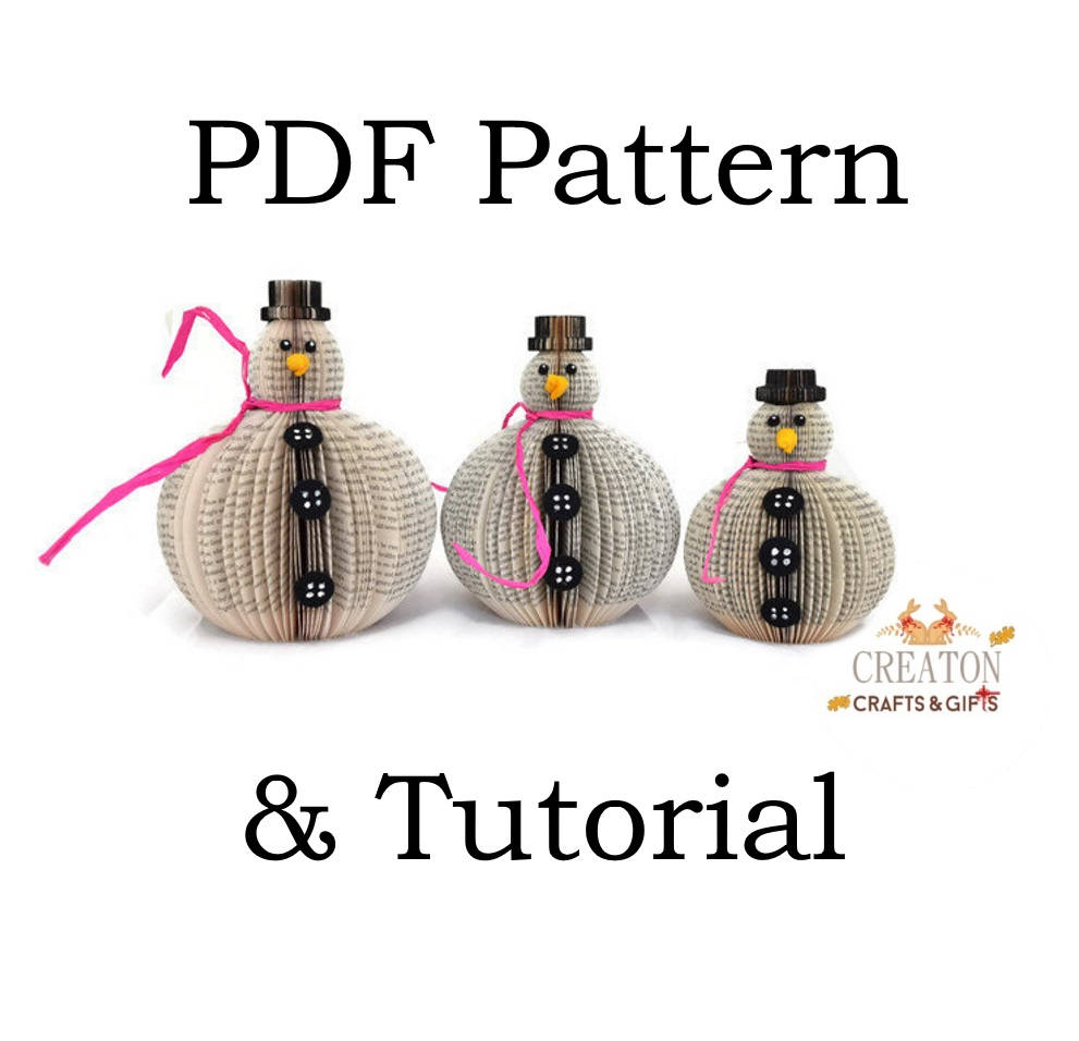 Paperappleco's tweet photo. Snowman PDF Tutorial and Pattern - Book Art Snowman - Set of 3 - Paper cutting Pattern - Instructions - photos - Instant Download https://t.co/jdCrS1Oi0m #Handmade #MHHSBD #EpiconEtsy #WomaninBiz #CreatonCrafts #BookArtPattern https://t.co/ci2qFwn4pz