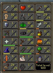 Started an OSRS account few days ago, been having a blast again! On the quest grind atm and wintertodt grind :)