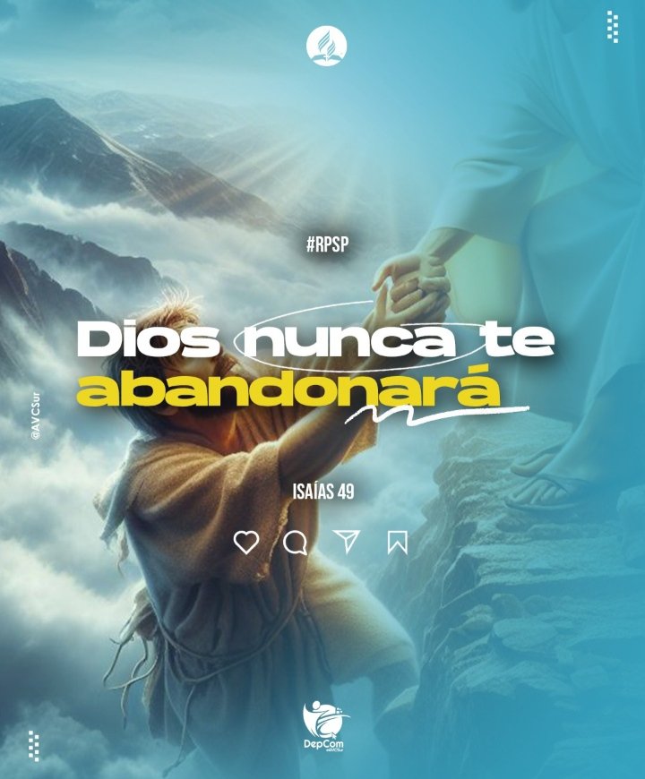 En la medida en que tengamos evidencia bíblica de que pertenecemos a su rebaño rescatado, podemos estar seguros de que nunca nos abandonará. CB
Isaías 49 #rpsp