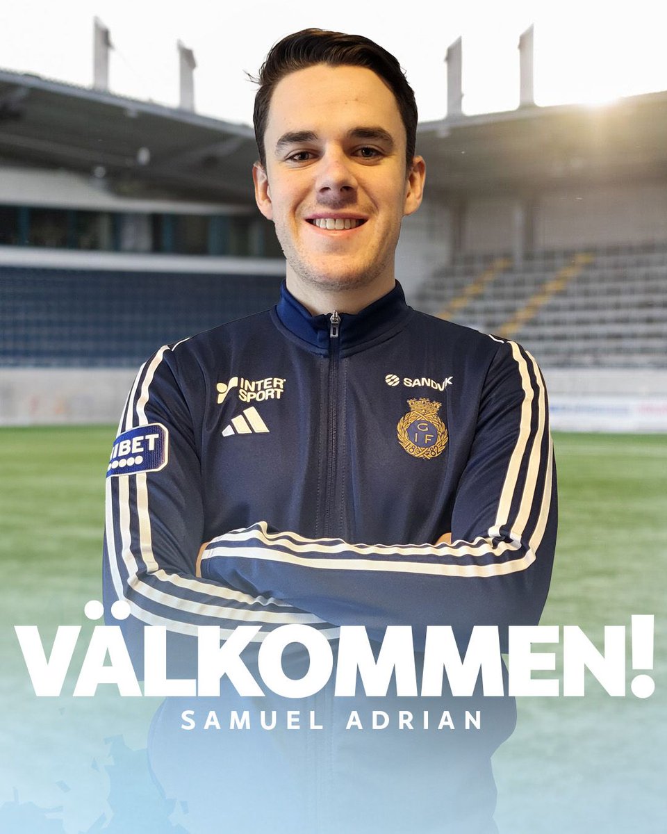 Välkommen till Gefle IF, Samuel Adrian! 
På vår hemsida eller i vår app kan du läsa en intervju med den 25-årige mittfältaren. 
buff.ly/3SdGAcj