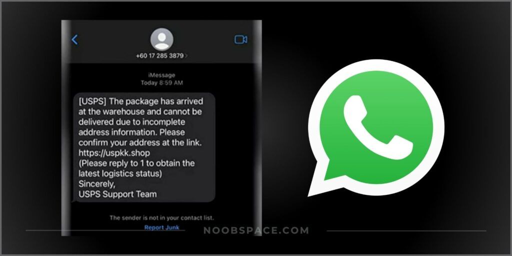 NooobSpace's tweet photo. Does USPS send WhatsApp messages?

#scams #noobspace

Read: https://t.co/fJ3SXl8RBd https://t.co/a3pR9kTudg