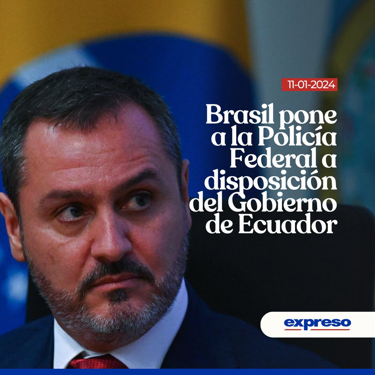 La Policía Federal brasileña se puso a disposición del Gobierno de Ecuador para ayudar a mitigar la asonada de violencia que se viene registrando en el país, dijo el director general de la institución, Andrei Rodrigues.

Detalles👉bit.ly/3TW5COp