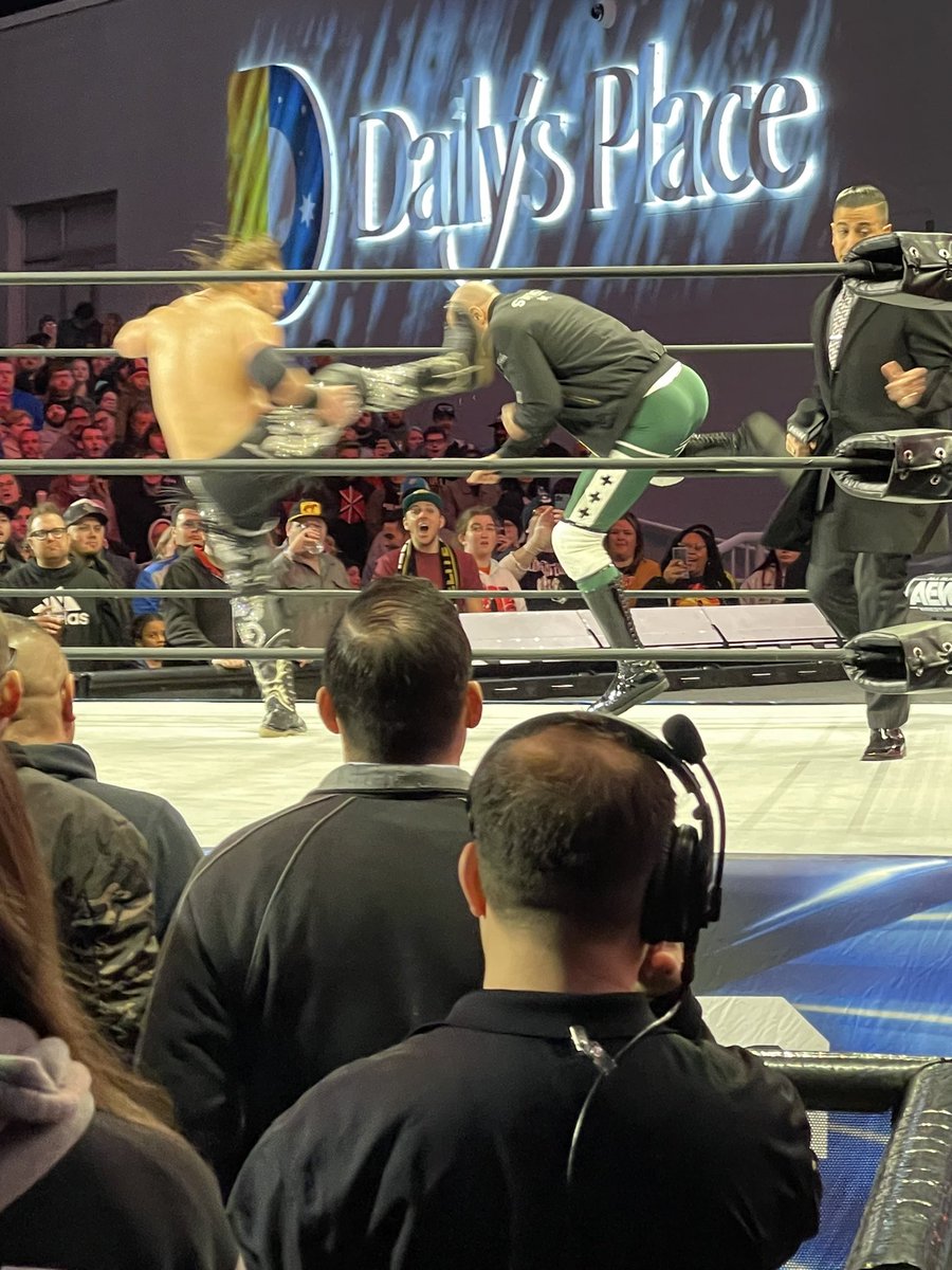 Here’s some pics of the AEW show I went to yesterday.