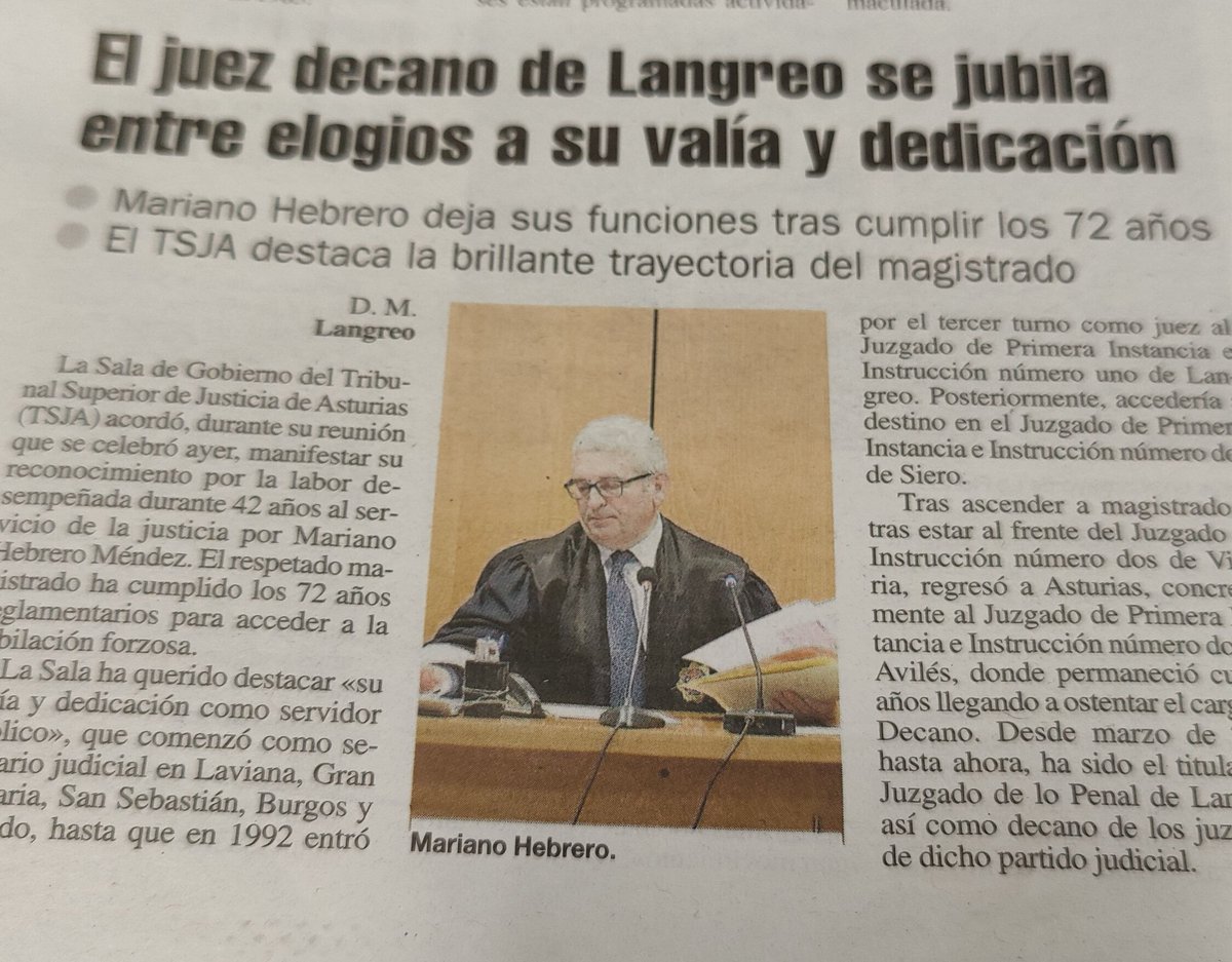 No se puede ser mejor persona que Mariano Hebrero. Y mejor profesional. Y mejor esposa. Y mis mejores deseos para él y su familia.
#Gentemaravillosa