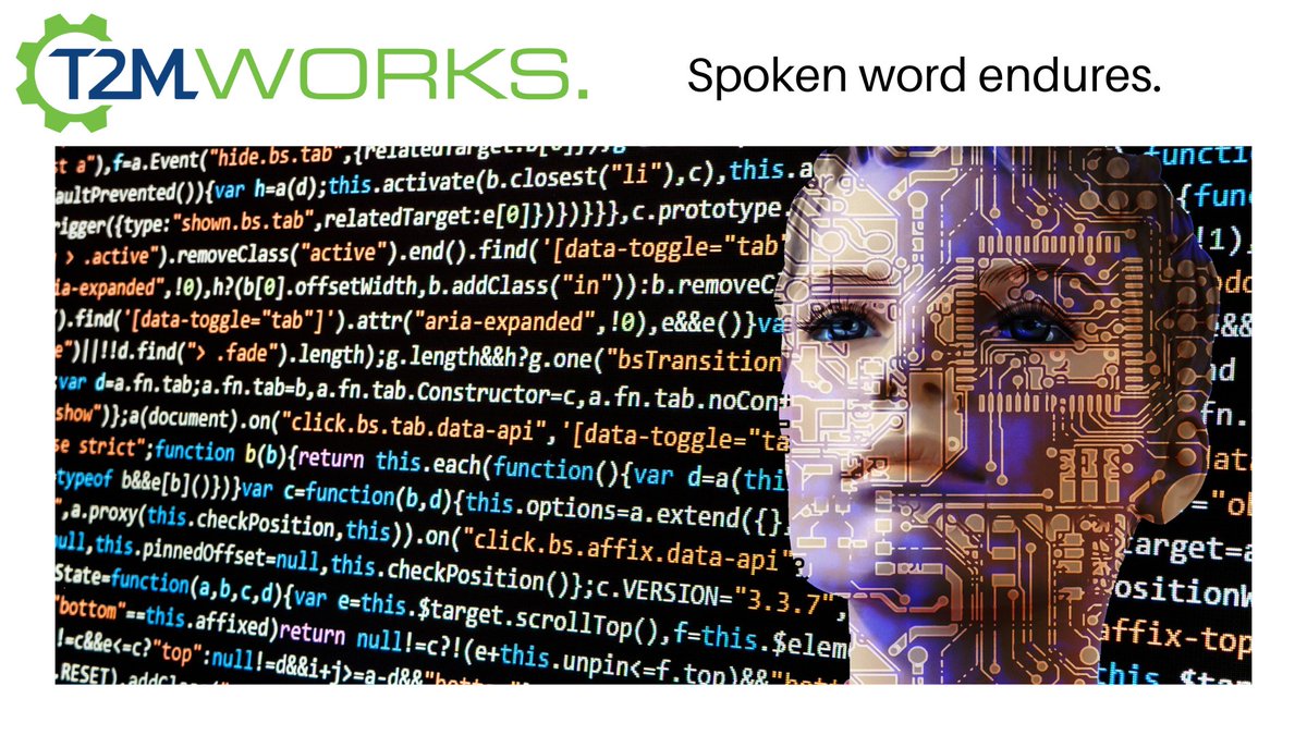 T2MWorks's tweet image. With the aid of speech technology, employees can be more productive in their roles. More efficient employees mean important information moves faster across the organization.
Learn more: ow.ly/AuzI50Nh0Ee
#speechattendant #collaborationhub #ai