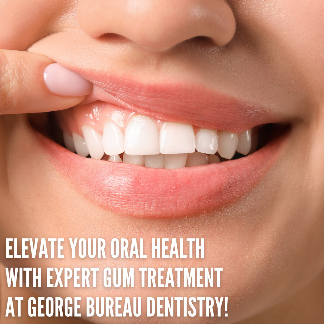 If you've noticed bleeding, swelling, or sensitivity, it's time for professional gum treatment. 🚫🩸

Book your consultation now and let's work towards a healthier, happier smile! 😁👍

#GumHealth #OralWellness #GumTreatment #GeorgeBureauDentistry #HealthySmile
