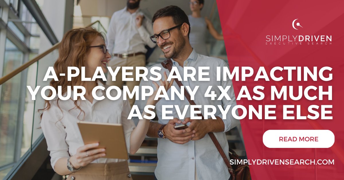 SimplyDriven24's tweet photo. ‘A-Players’ are the high-performers, the ones who not only excel in their roles but also propel the company forward. #Recruiting #SimplyDriven #IndustryTips https://t.co/iUET2jVFjH https://t.co/BUhXebmJP5
