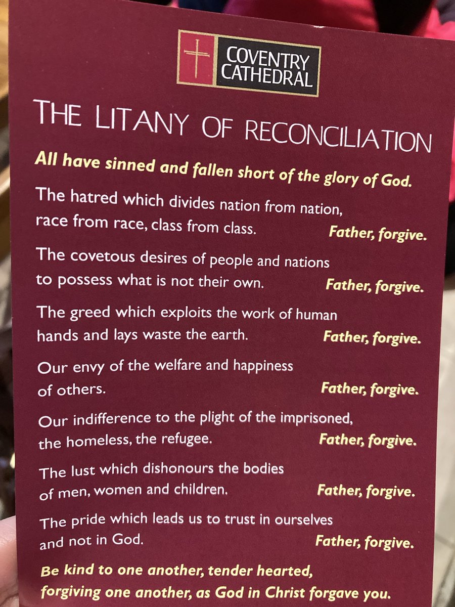 A moment of prayer and reflection