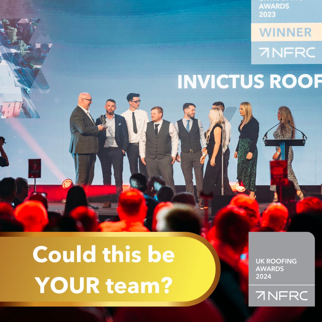 UKRoofingAwards's tweet photo. What better way to show off your workmanship and celebrate your team than winning the UK Roofing Awards 2024? It could be YOU! 🎉

Submit your best roofing project to be in with a chance https://t.co/gHtoIZOzh0 

#RA2024 #RoofingAwards #RoofingContractor https://t.co/uOuqzOZCk5