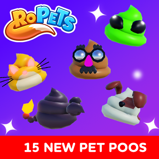 RoPetsGame's tweet photo. Jan 11th Update

💩 15 Collectable Poos
🐛 Bug Fixes &amp; Improvements

Update notes: https://t.co/FnIGyWWjPV https://t.co/y8sfyL3k0F