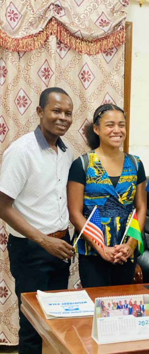 TiimobW's tweet photo. Fulbright English Language Teaching Assistant (ELTA) Program 2023/2024. I am hosting Morgan Thomas in Savelugu SHS, Ghana. She will assist in teaching English Language and embark upon several other co-curricular activities. 

#USDepartmentofState
#IREX
#ECA
#USEmbassyGh https://t.co/QWSt2ArUn2