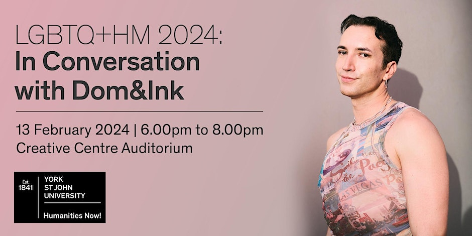 Join us on Tuesday, 13 February, as part of LGBTQ+HM, we welcome illustrator and author Dom&Ink. Come along and find out about their work on RuPaul's Drag Race for the BBC and their new graphic novel. Get your tickets and find out more here. 👇 eventbrite.co.uk/e/lgbtqhm-2024…