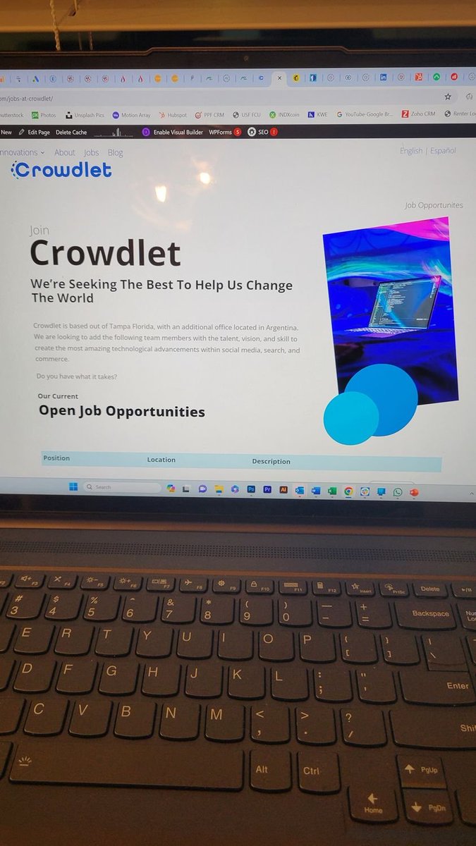 If you're already up at midnight for the new day. Might as well get a ton of work done while coughing and blowing your nose. Here's one of the things that I got accomplished already. 

We're looking for a few rock stars...

crowdlet.com/jobs-at-crowdl…

#web3 #crypto #blockchain