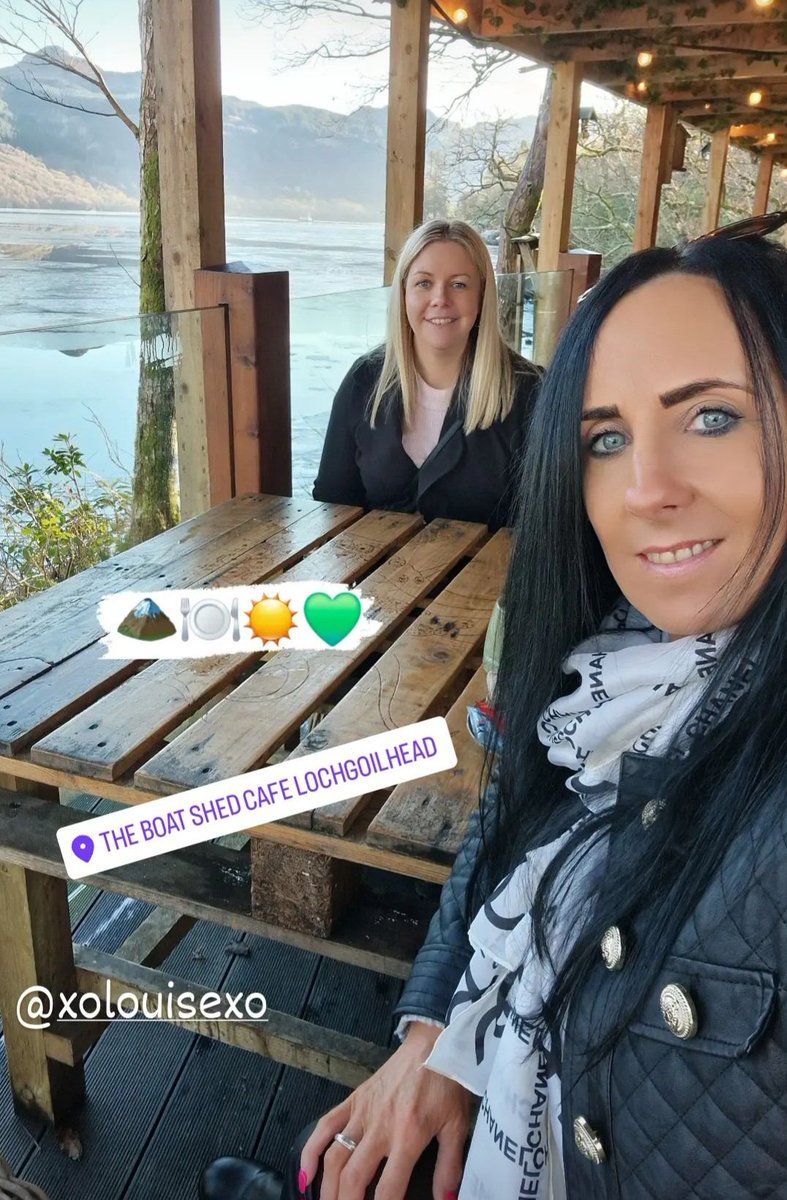 Jackie7681's tweet image. Thelma and Louise latest adventure... 🏔🍽☀️💚 #Lochgoilhead #theboatshed