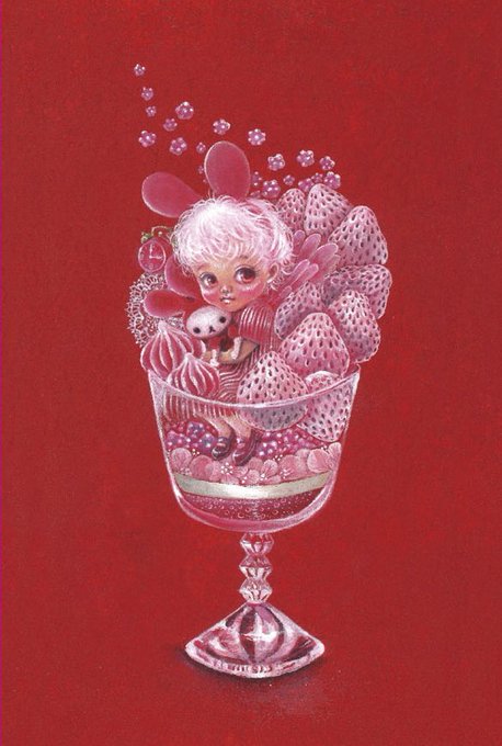 「cherry glass」 illustration images(Latest)