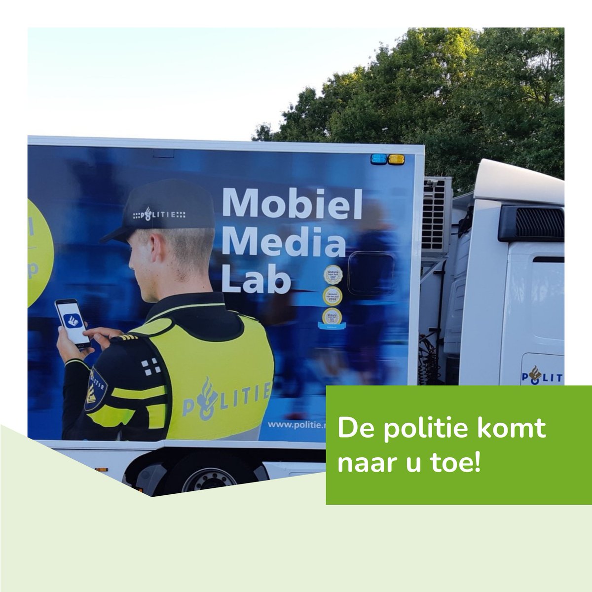 Een vrachtwagen die <a href="/POL_OostFryslan/">Politie Basisteam Oost-Fryslân</a> gebruikt om onderzoek te doen naar cybercrime komt naar Opsterland. Ook zijn de wijkagenten van gemeente Opsterland aanwezig om kennis te maken en vragen te beantwoorden. Komt u ook langs? (1/2)