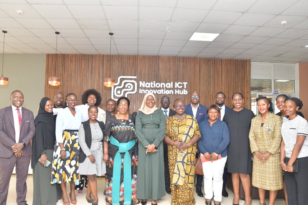 UNDPUganda's tweet photo. Today, the State Minister of ICT, @Hon_Ssebugwawo, PS - @azawedde and  @UNDP Resident Rep, @ElsieAttafuah have launched the refurbished and rebranded National ICT hub.

The Hub is revamped and ready to ignite the dreams of young innovators. #DigitalUG #UNDP4Uganda https://t.co/bFnAXos9sb