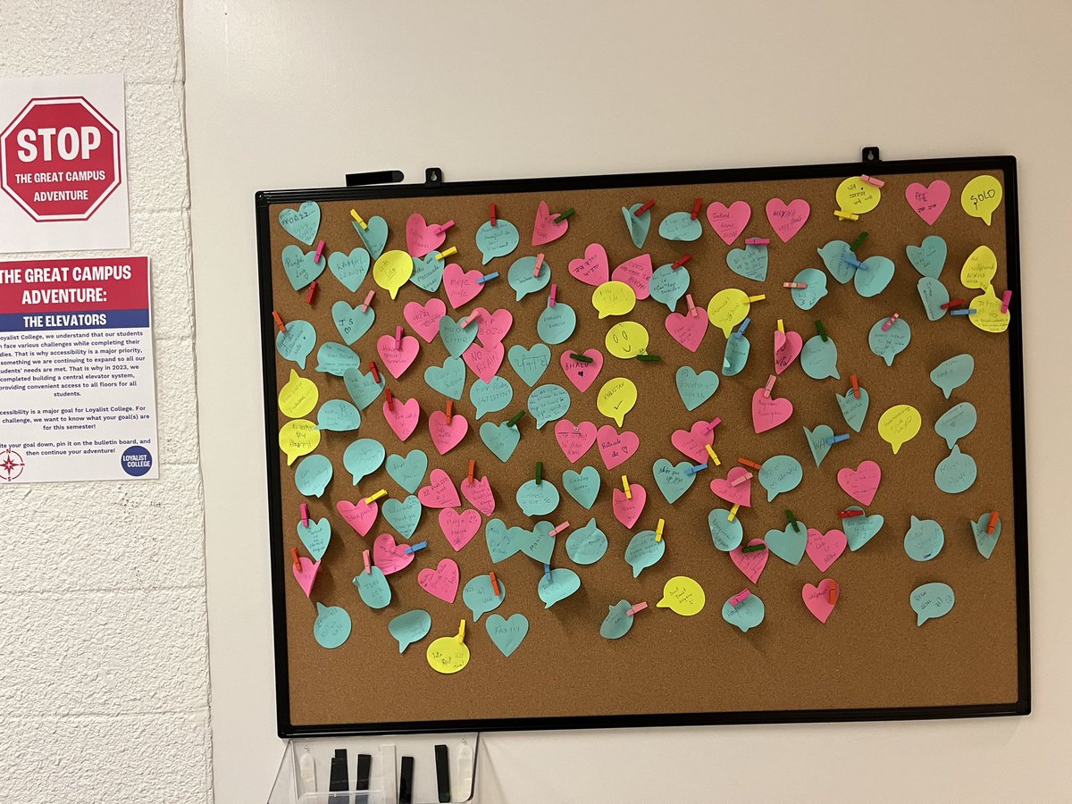 abaskwill's tweet photo. @LoyalistCollege students sharing their #goals as they #orient themselves to their new college. #TheGreatCampusAdventure #ChooseSmall #OneSmallStep #DestinationCollege https://t.co/Tum28dcdJg