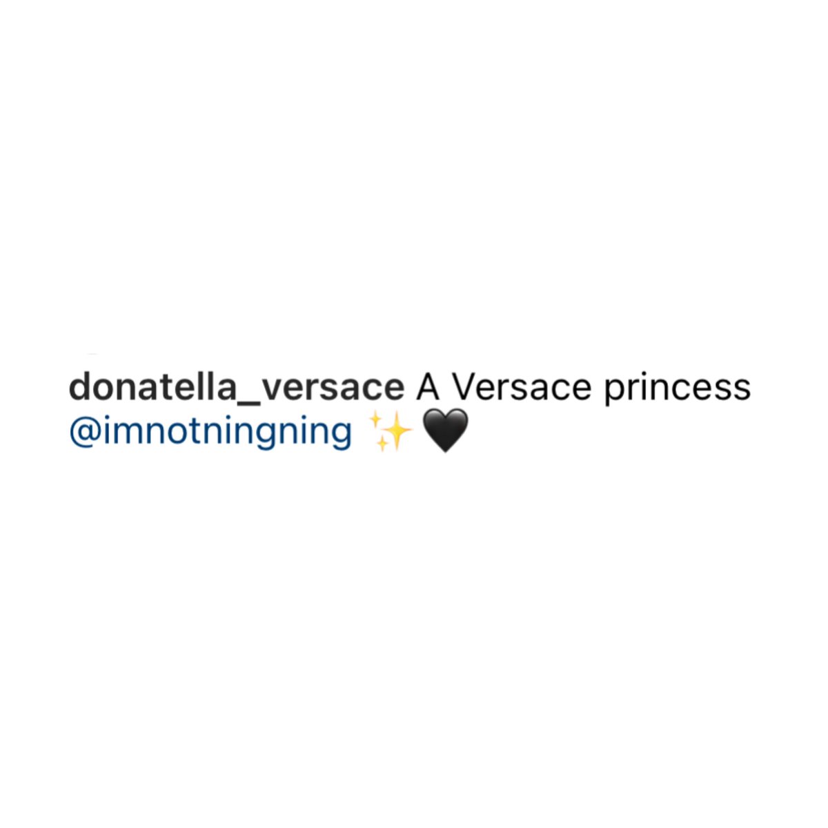 yizhuo1st's tweet image. DONATELLA VERSACE CALLING NINGNING A VERSACE PRINCESS 🥹🤍
