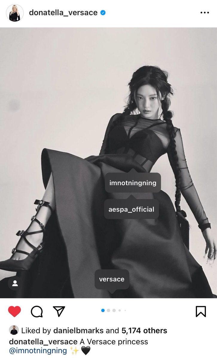 yizhuo1st's tweet image. DONATELLA VERSACE CALLING NINGNING A VERSACE PRINCESS 🥹🤍