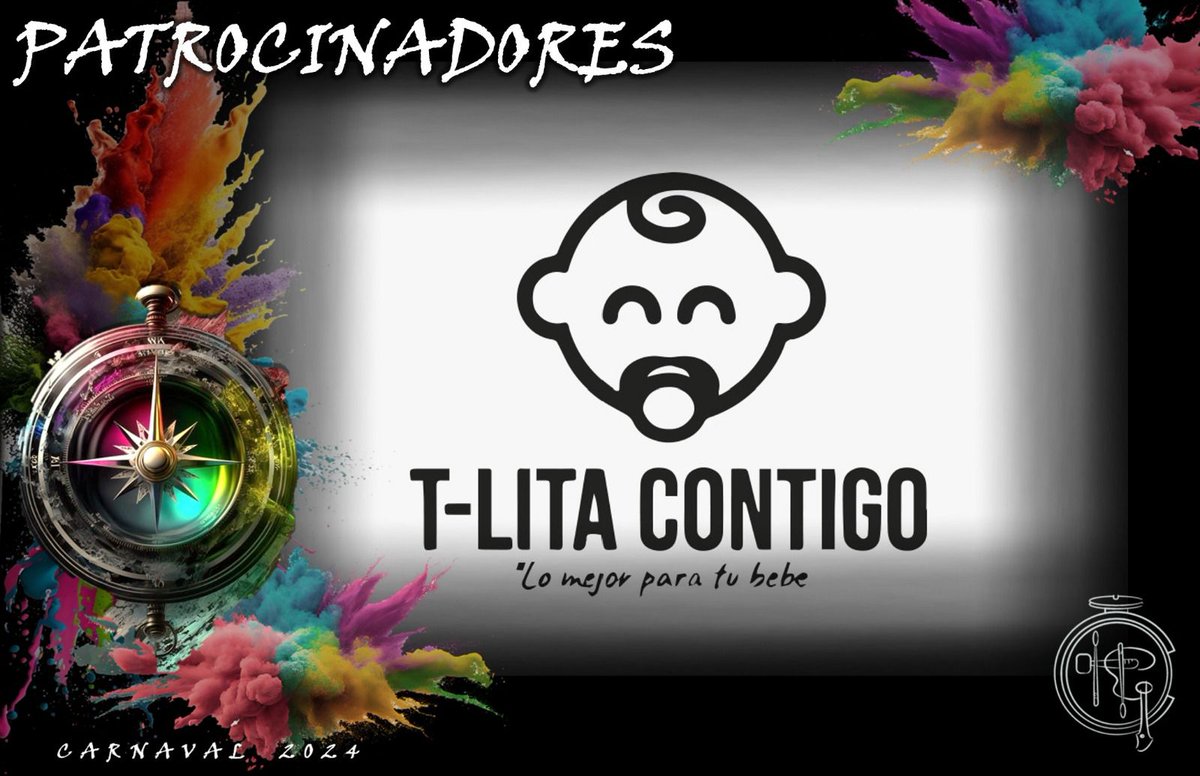 Por aquí tenemos a nuestro primer patrocinador, que nos toca muy cerquita, muchísimas gracias a @tlitacontigo  por colaborar en nuestro proyecto carnavalero ❤️