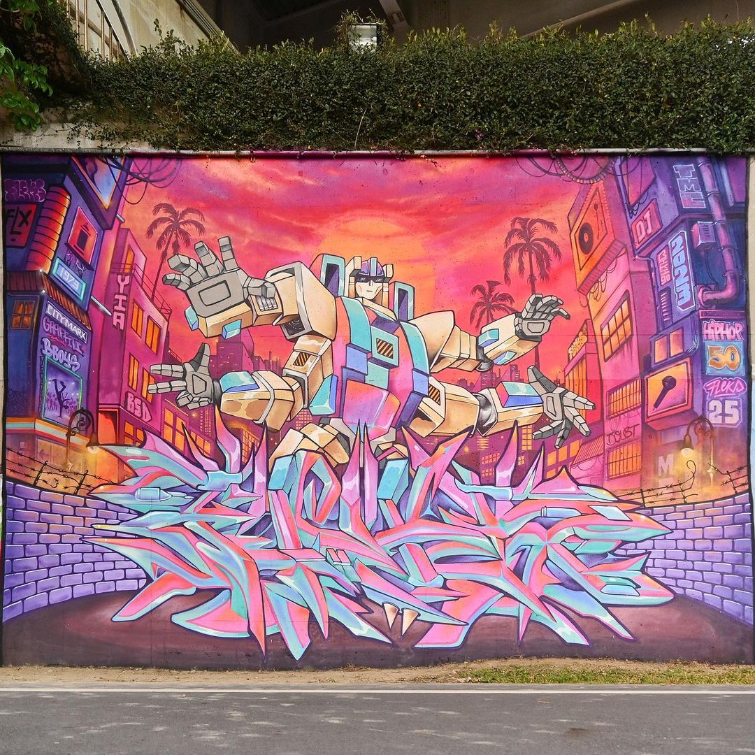 brababella's tweet photo. #Streetart by #FLEKS @ #NewTaipeiCity, Taiwan
More info at: https://t.co/TUjblZMGst
#fleksone #streetartNewTaipeiCity #streetartTaiwan #Taiwanstreetart #arteurbana #urbanart #murals #muralism #contemporaryart #artecontemporanea https://t.co/MQ2g1Mv3v5