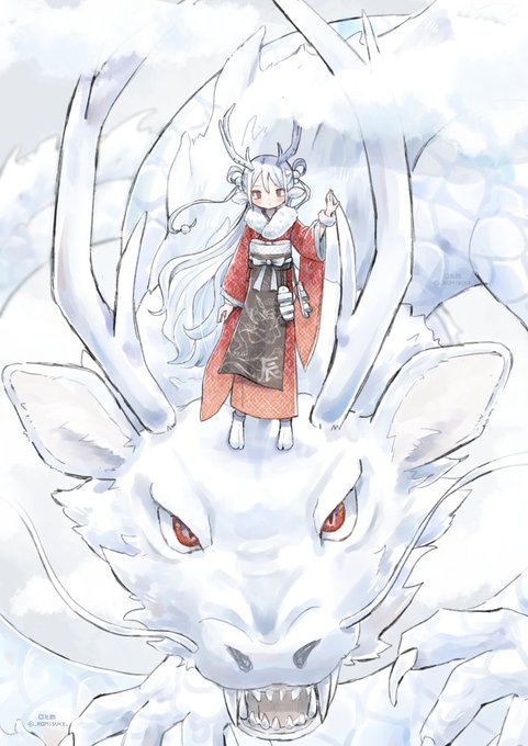 「antlers white hair」 illustration images(Latest)