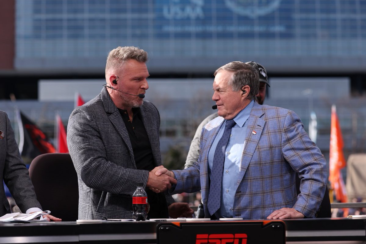 PatMcAfeeShow's tweet photo. The greatest GM and Coach in NFL history is now looking for a job

LA? 
Carolina? 
Washington?

Where’s he breaking the all-time wins record at? https://t.co/pheuN1mLmZ
