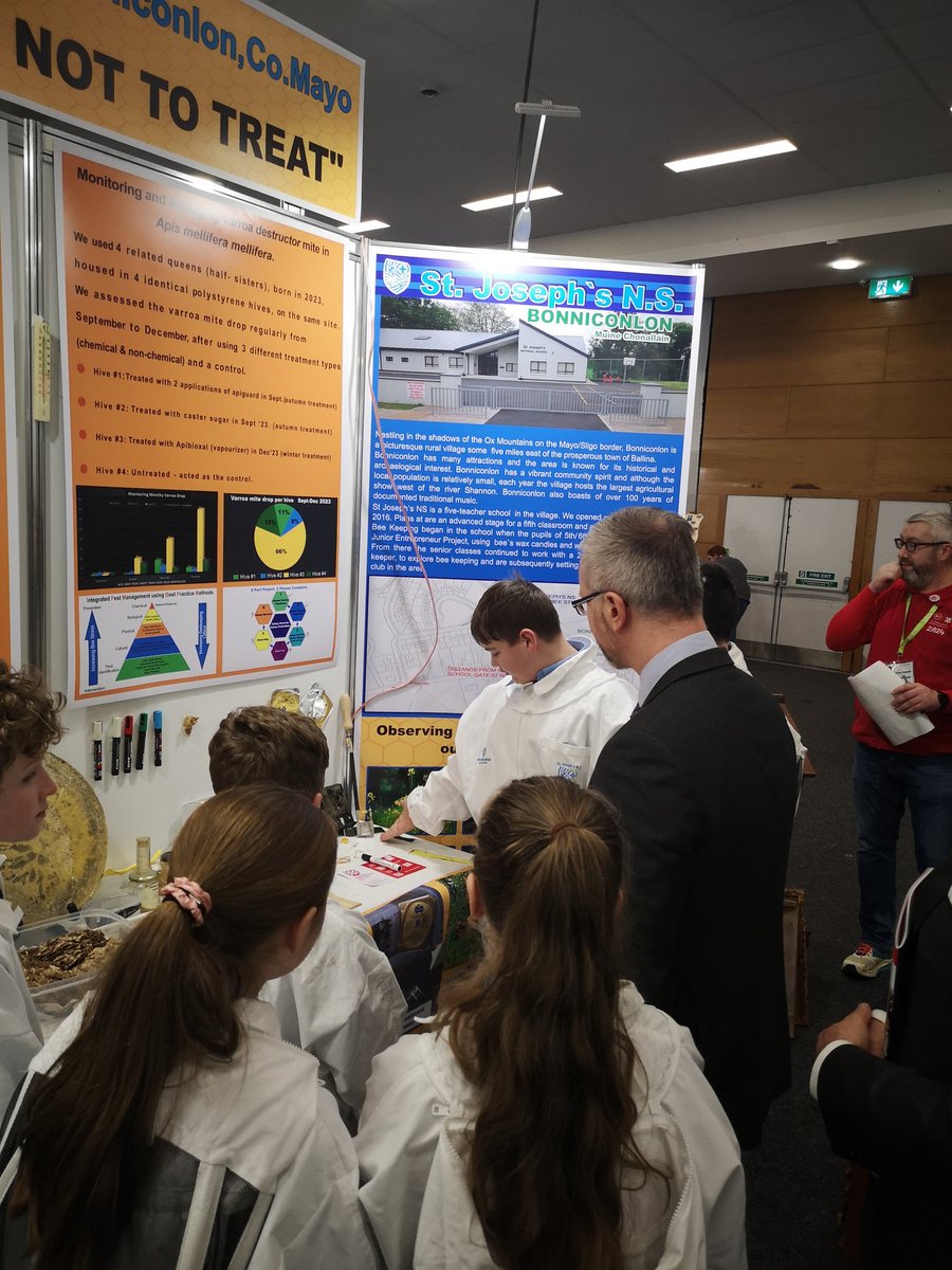 Busy morning here at #BTYSTE2024. We enjoyed talking with @rodericogorman and @news2dayRTE