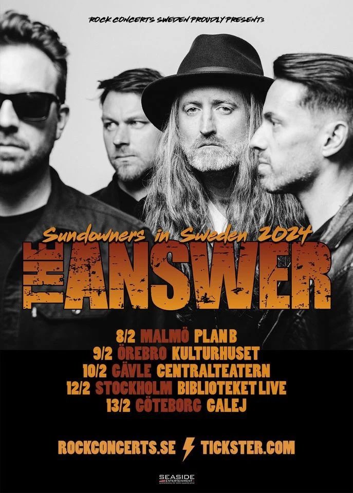 #Sweden coming to rock with you in February. First show #malmo Plan B on the 8th. Can’t wait for. Been a long time… 
Cheers