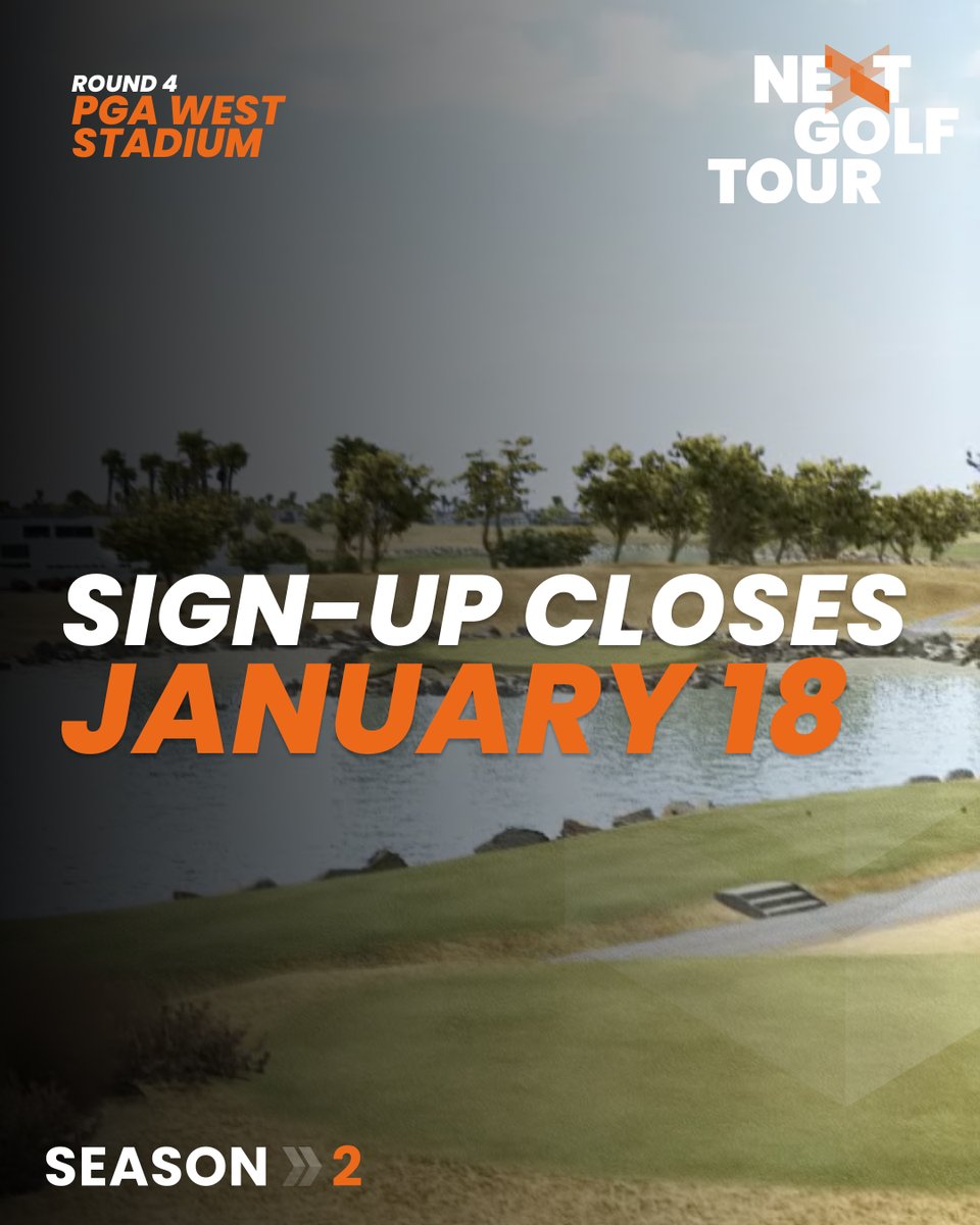 TrackmanGolf's tweet image. SIGN UP FOR ROUND 4!⛳️ Tag someone you think should participate and compete against golfers around the world for the $30,000 winner's purse💰

Hit the 🔗 in bio to sign up.
#NEXTGolfTour #Round4 #Trackman