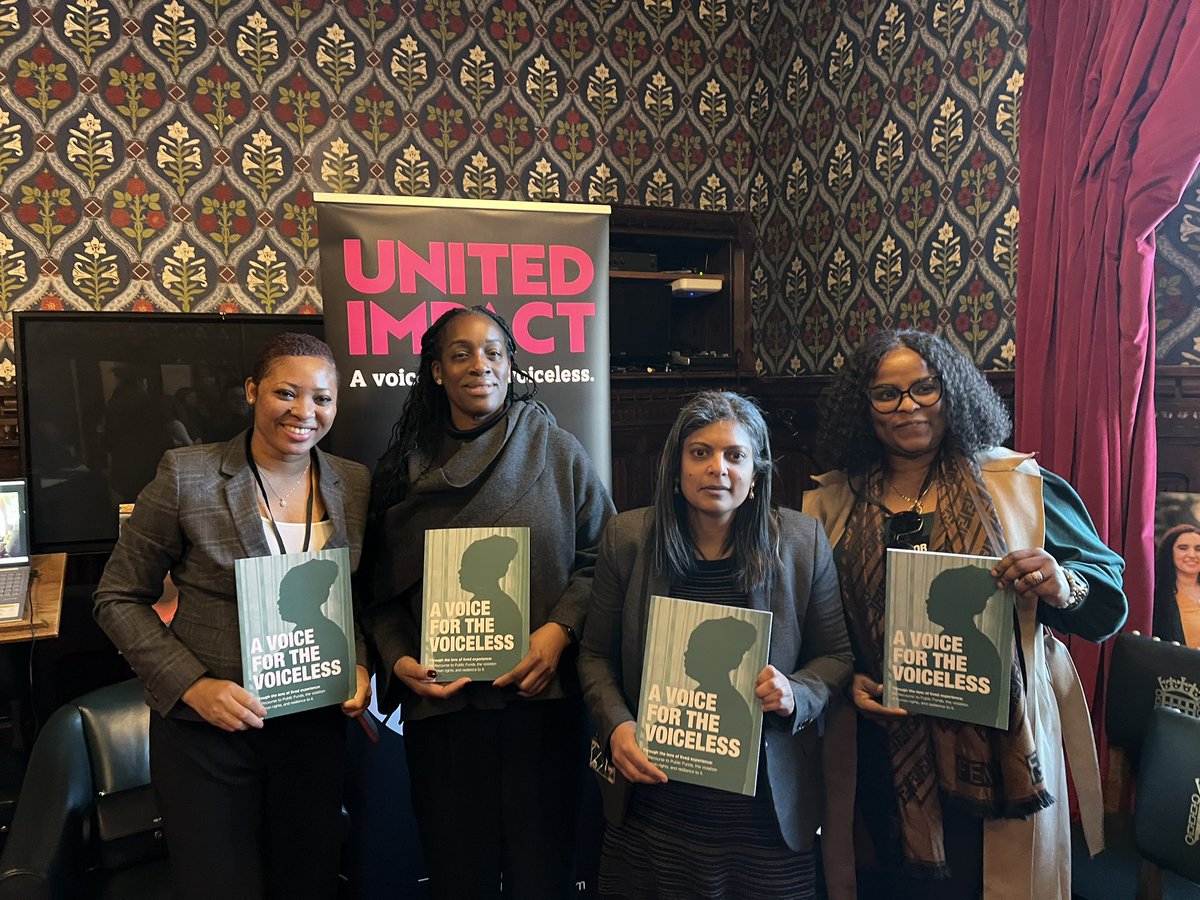 At launch of “Voice for the Voiceless: Through the lens of lived experience” exhibition and report by the excellent @UnitedImpactUK addressing No Recourse to Public Funds hosted by @KateOsamor Shockingly Boris Johnson had never heard of this blatant violation of human rights