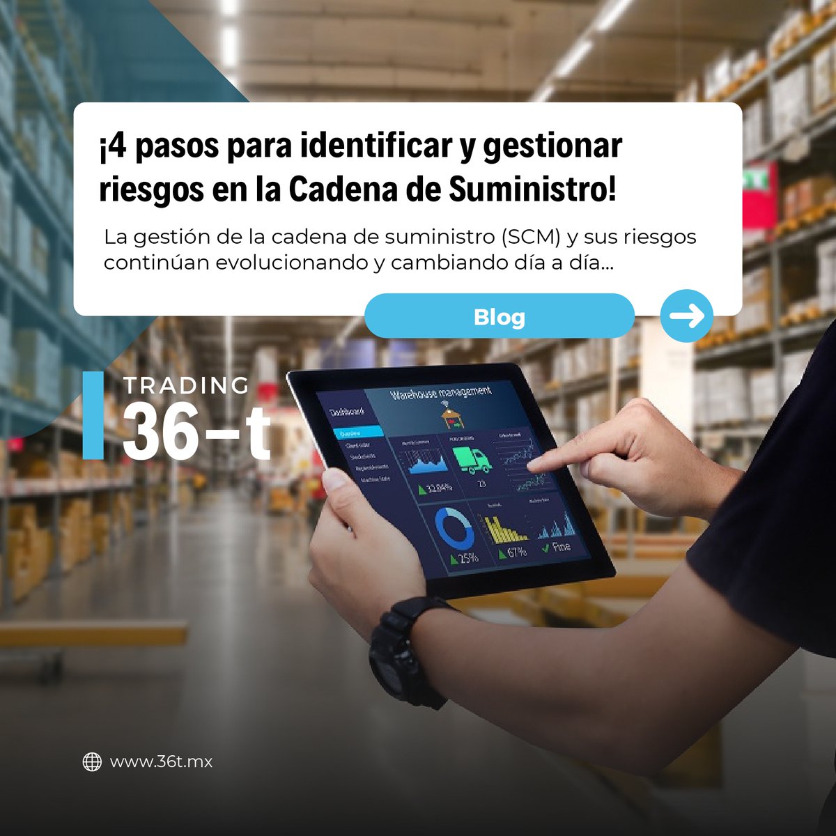 36t_group's tweet photo. 🚢🌎 ¡4 pasos para identificar y GESTIONAR RIESGOS en la #CADENADESUMINISTRO!
.
.
▶️ ¡Te invitamos cordialmente a que puedas acceder a este #ContenidoEspecializado completo entrando a nuestro #Blog36t!
.
https://t.co/EkeUkb1qbz https://t.co/zTTeLfBBPE