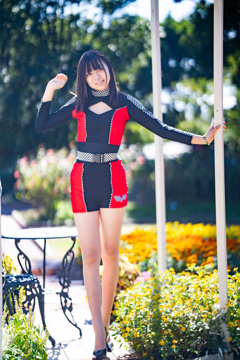 2023.10.22 ハロウィン撮影会 福岡市植物園 とにかく足が長いみやび