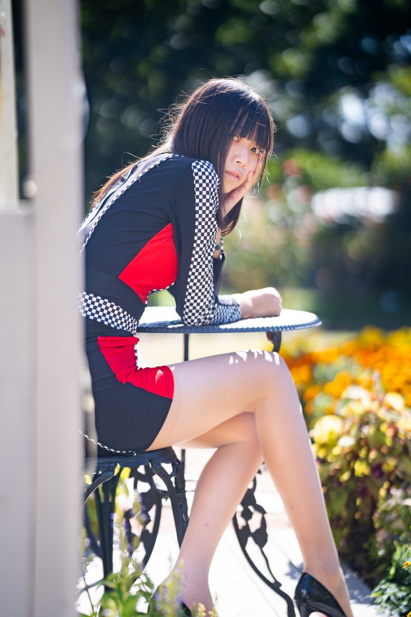 2023.10.22 ハロウィン撮影会 福岡市植物園 とにかく足が長いみやび