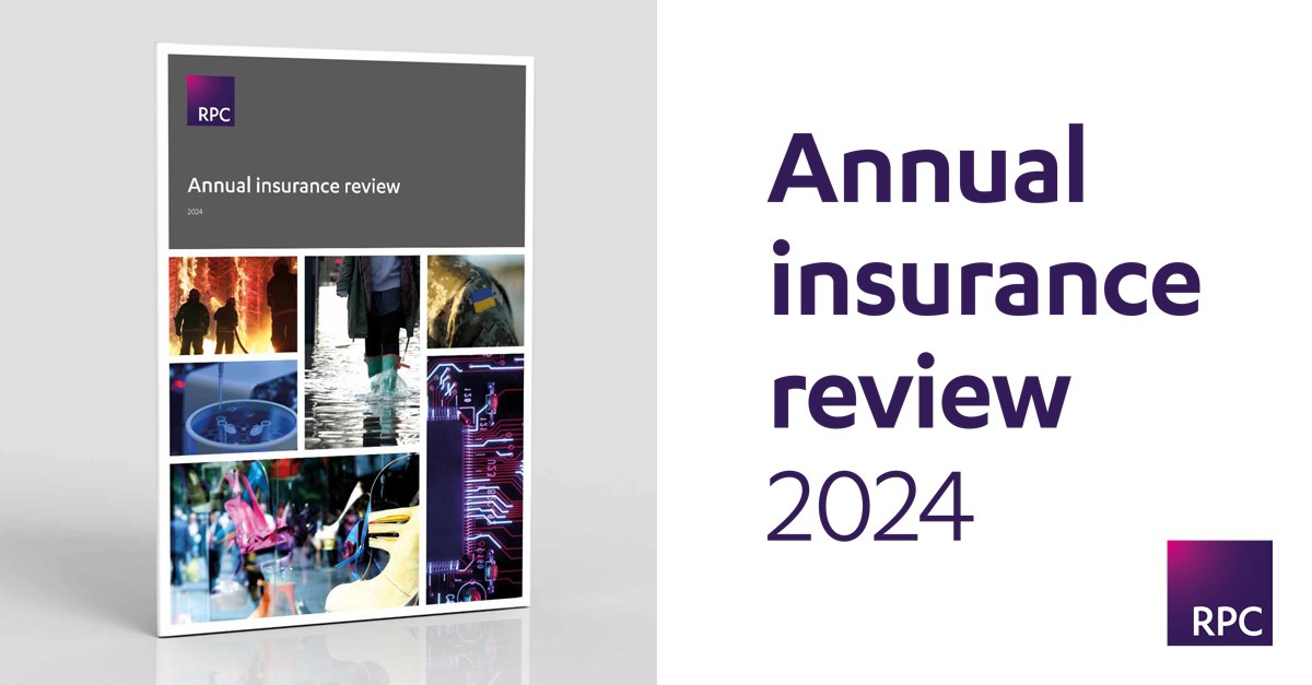 RPCLegal's tweet photo. Welcome to the 2024 edition of the Annual insurance review, our comprehensive overview looking at all things insurance in 2023 and what insurers should expect in 2024.

👉 https://t.co/ma6Onp7b6M.

#InsuranceRPC #AIR2024 #GlobalAccessLawyers #Insurance https://t.co/loGeyRNM1d