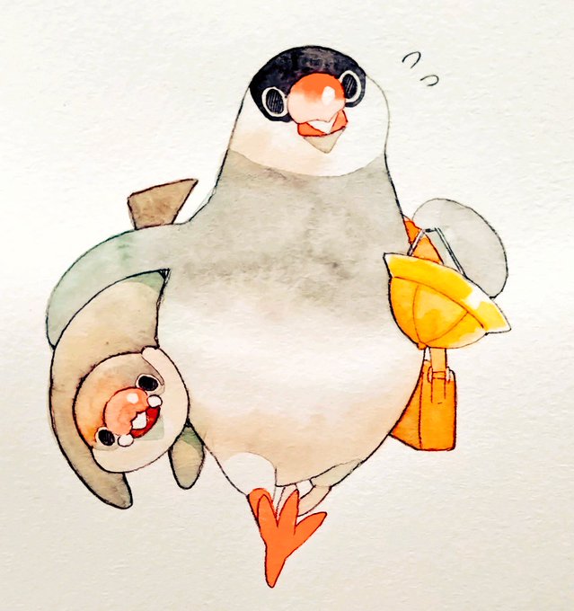 「ペンギン 水彩」のTwitter画像/イラスト(新着)