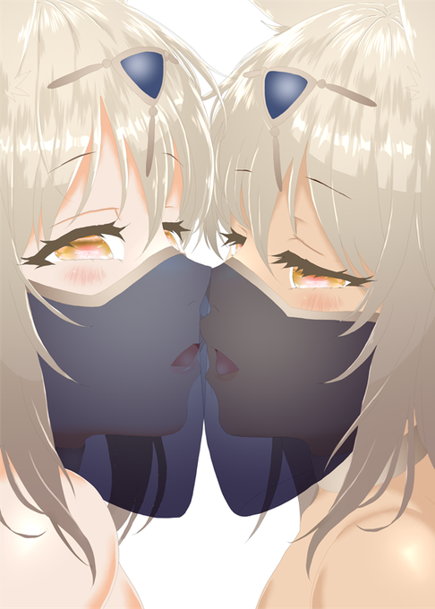 ケモ耳姉妹さん、副官ちゃん、狐娘さんΣφ三φ三φ(:3」∠)_ #イラストレーションの日2024 #オリジナル 