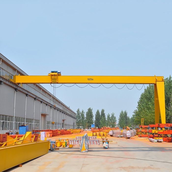 KEcrane's tweet photo. BMH Type Semi Gantry Crane

Capacity: 5T-10T
Lift height: 6m-18m
Span: 9.5-24m
Working class: A5
Power source: 380V 50hz 3P or customized https://t.co/KA5x0A1pwG