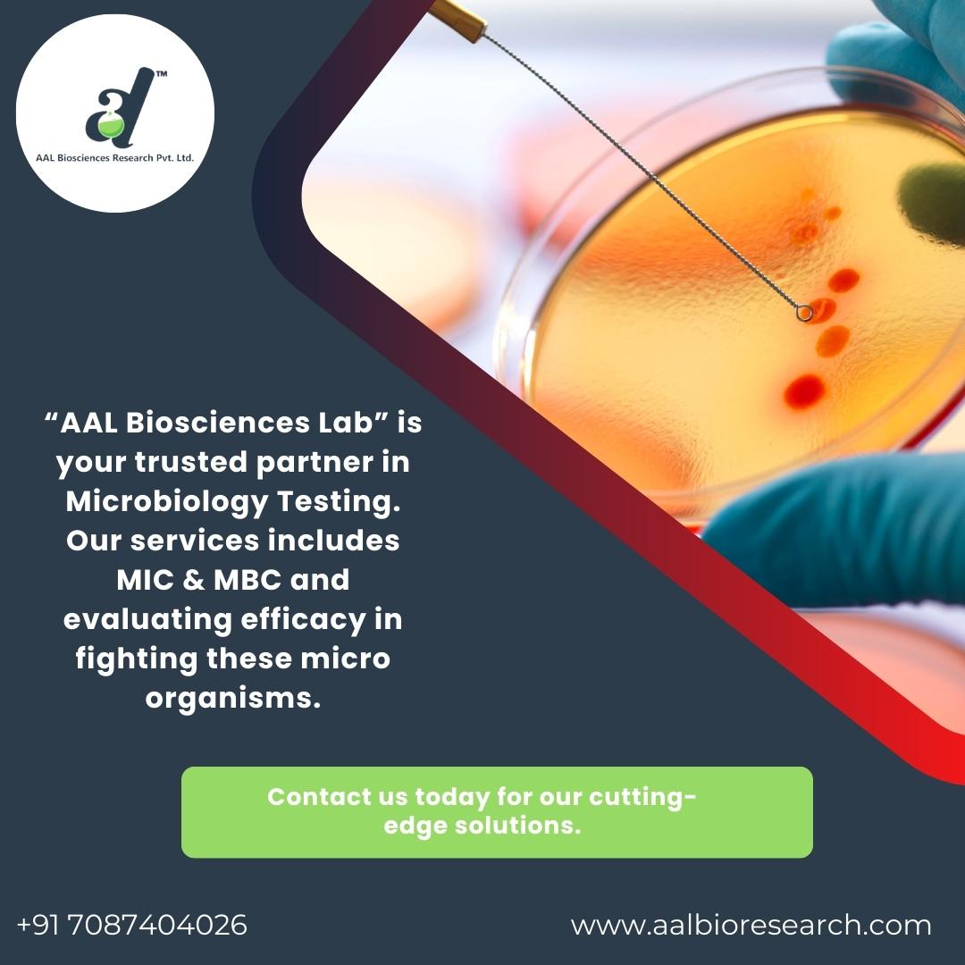 AALBiosciences's tweet photo. AAL Biosciences and Research Lab offers microbiology testing. AAL Bio research Lab provides high quality research and testing services, a pioneer specialized testing laboratory in tri-city. 
#AALBioLab #BioPharma #Tricity https://t.co/jgJZiuQ0Ea