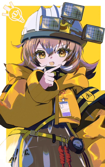 何かに気付いたセメントちゃん #アークナイツ